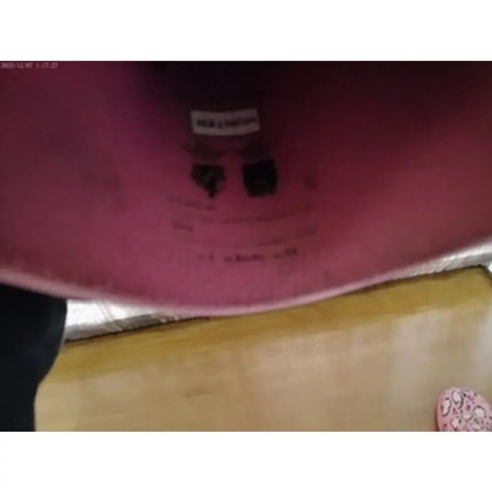 Hunter Girls Pink Leopard Print Pull-On Rain Boots‎ Size 7